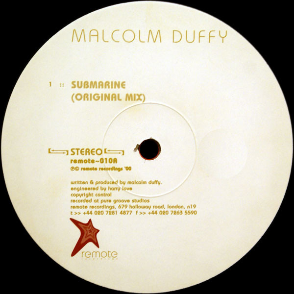 Malcolm Duffy - Submarine | Remote Recordings (Remote 010) - 3 Malcolm Duffy - Submarine | Remote Recordings (Remote 010) - 3