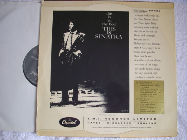 Frank Sinatra - This Is Sinatra Volume Two | Capitol Records (LCT 6155) - 2 Frank Sinatra - This Is Sinatra Volume Two | Capitol Records (LCT 6155) - 2