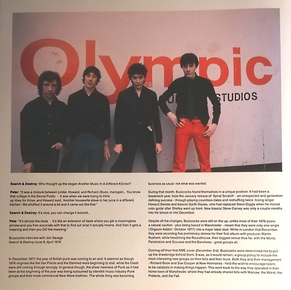 Buzzcocks - Another Music In A Different Kitchen | Domino (REWIGLP126) - 4