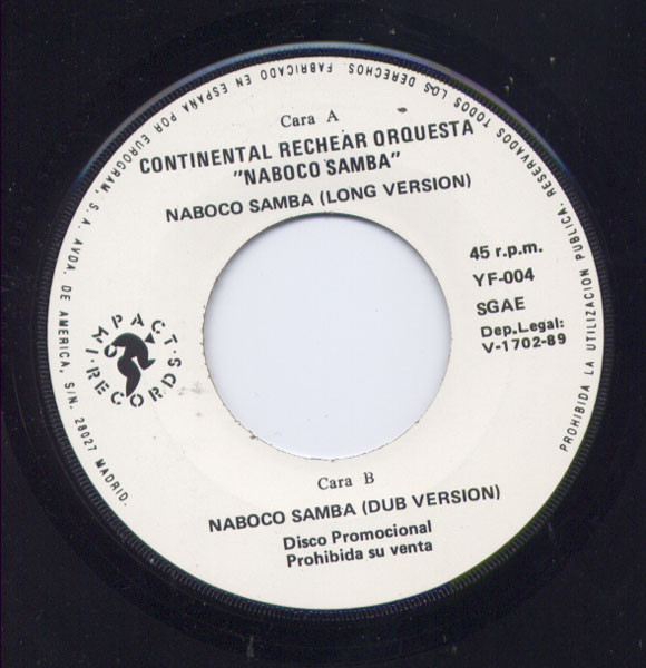 Continental Research Orchestra - Naboco Samba | Yas Fli. Records (YF-004) - 2