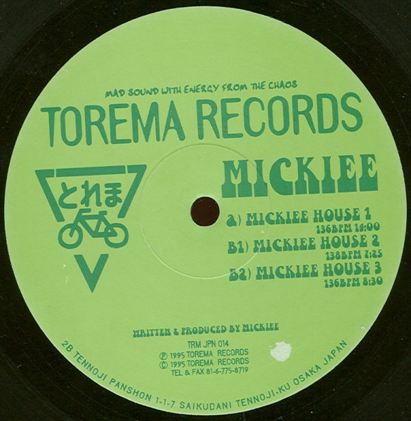 Mickiee - Mickiee House | Torema Records (TRM JPN 014)