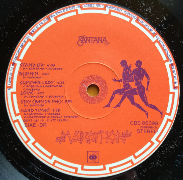 Santana - Marathon | CBS (CBS 86098) - 3