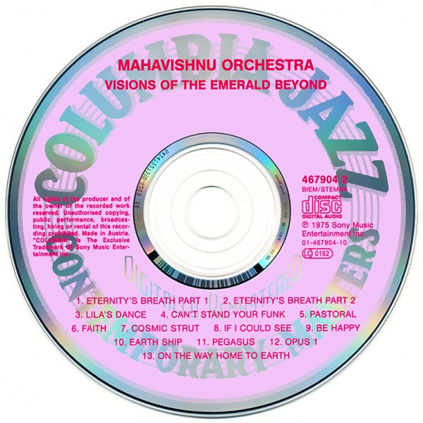 Mahavishnu Orchestra - Visions Of The Emerald Beyond | Columbia (467904 2) - 3