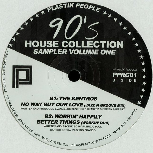 Various - 90's House Collection Sampler Volume One | Plastik People Recordings (PPRC01) - 2