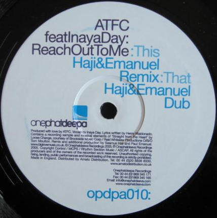 ATFC Feat. Inaya Day - Reach Out To Me (The Haji & Emanuel Remixes) | OnePhatDeepa (OPDPA010)