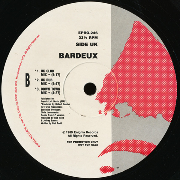 Bardeux - Thumbs Up | Enigma (EPRO-246) - 3