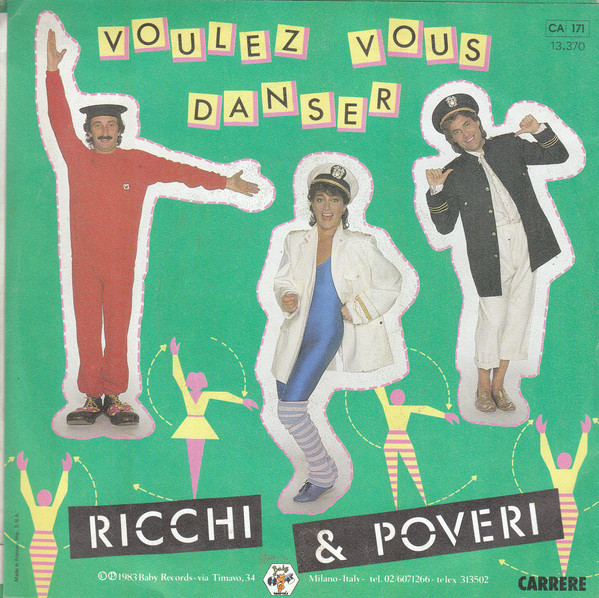 Ricchi & Poveri - Voulez Vous Danser | Carrere (13.370) - 2
