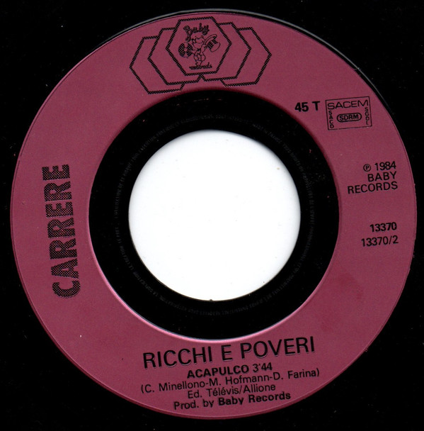 Ricchi & Poveri - Voulez Vous Danser | Carrere (13.370) - 3