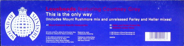 Lovebeads Featuring Courtney Grey - This Is The Only Way | Sound Of Ministry (SOMT025) - 2