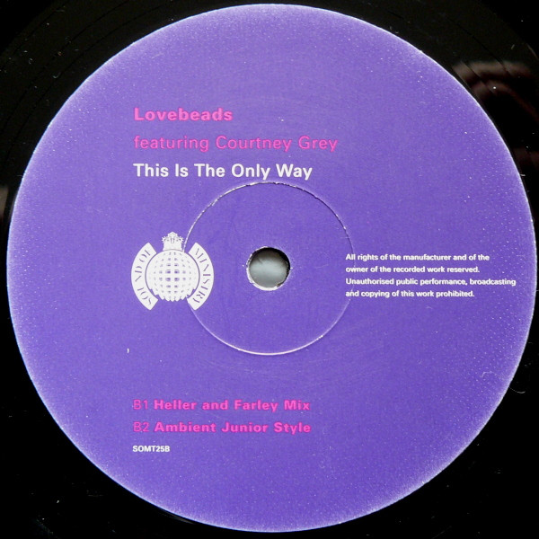 Lovebeads Featuring Courtney Grey - This Is The Only Way | Sound Of Ministry (SOMT025) - 4