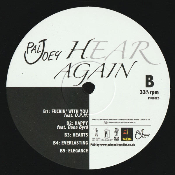 Pal Joey - Hear Again | Pal Joey Music (PJM2025) - 4
