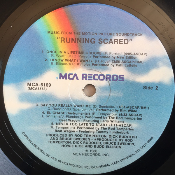 Various - Running Scared | MCA Records (MCA-6169) - 4 Various - Running Scared | MCA Records (MCA-6169) - 4