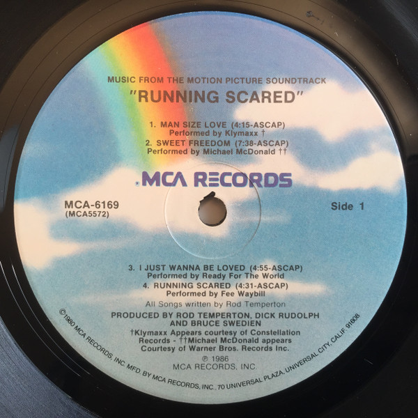 Various - Running Scared | MCA Records (MCA-6169) - 3 Various - Running Scared | MCA Records (MCA-6169) - 3