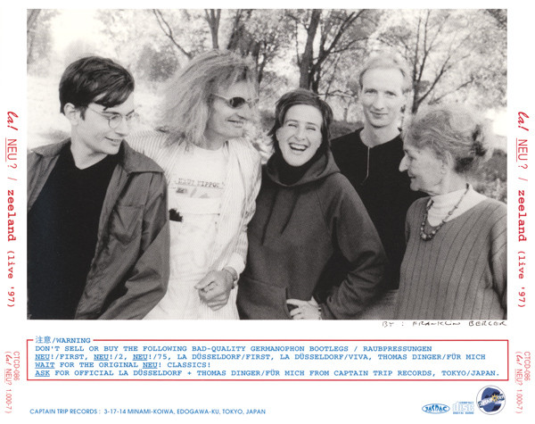 La! NEU? - Zeeland = ジーランド (Live '97) | Captain Trip Records (CTCD-086) - 2