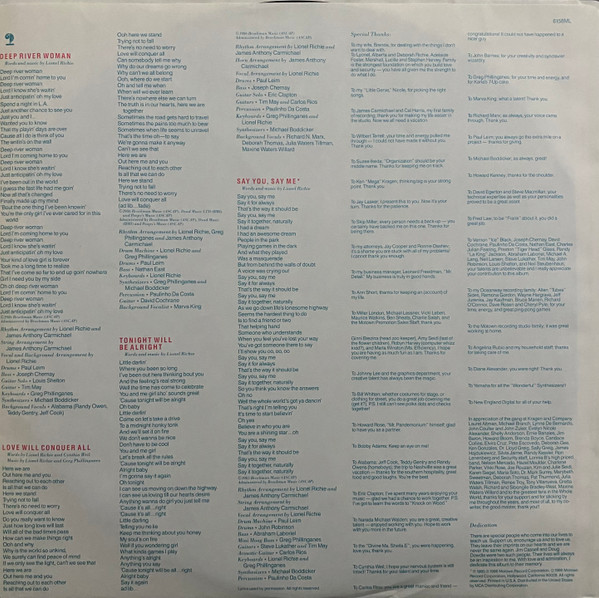 Lionel Richie - Dancing On The Ceiling | Motown (6158ML) - 4