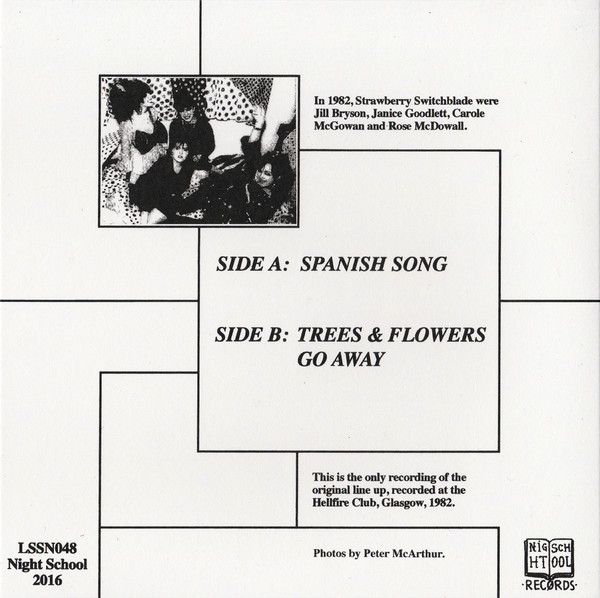 Strawberry Switchblade - 1982 4-Piece Demo | Night School (LSSN048) - 2