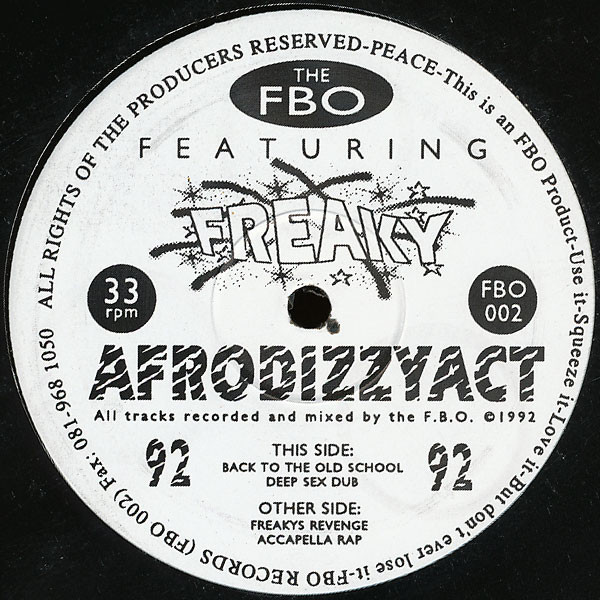 FBO Featuring The Freaky - Afrodizzyact | FBO Records (FBO 002) - main FBO Featuring The Freaky - Afrodizzyact | FBO Records (FBO 002) - main