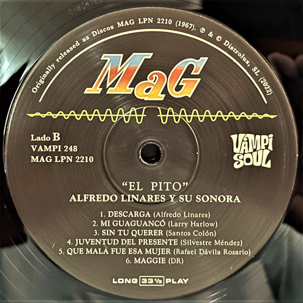 Alfredo Linares Y Su Sonora - El Pito Y Otros Exitos | Vampi Soul (VAMPI 248) - 3