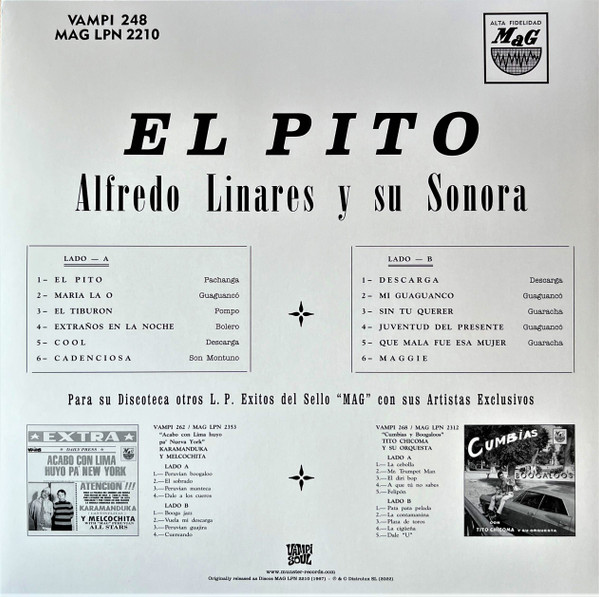 Alfredo Linares Y Su Sonora - El Pito Y Otros Exitos | Vampi Soul (VAMPI 248) - 2
