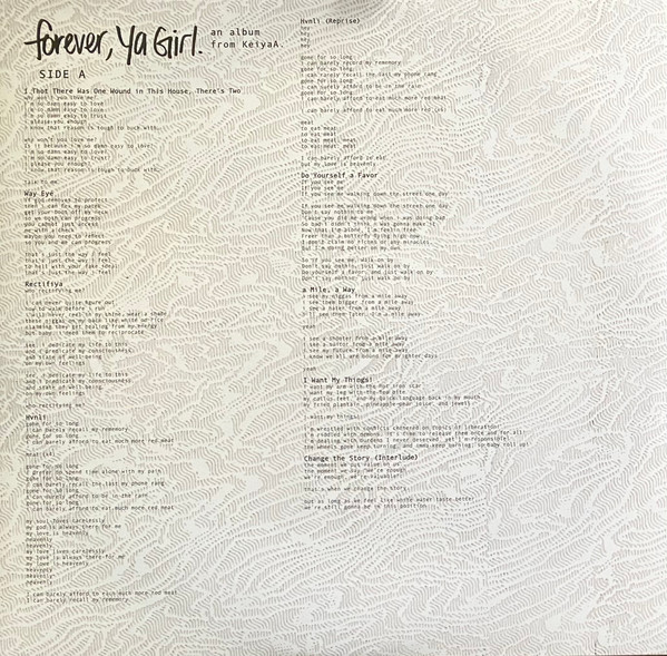 KeiyaA - Forever, Ya Girl | XL Recordings (XL1135LP) - 3