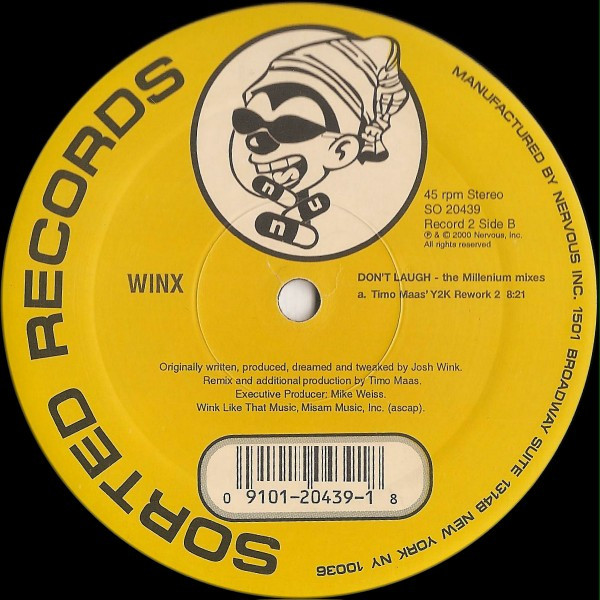 Josh Wink - Don't Laugh (The Millenium Mixes) | Sorted Records (SO 20439) - 4