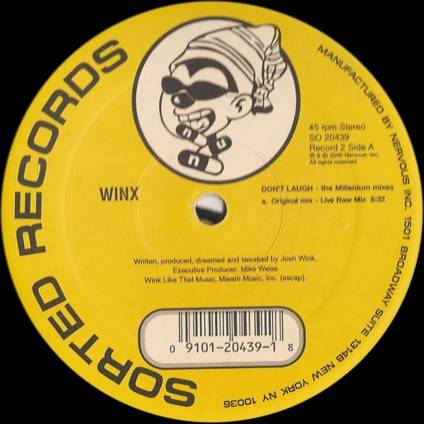 Josh Wink - Don't Laugh (The Millenium Mixes) | Sorted Records (SO 20439) - 3