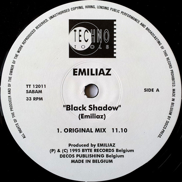 Emiliaz - Black Shadow | Techno Tools (TT 12011)