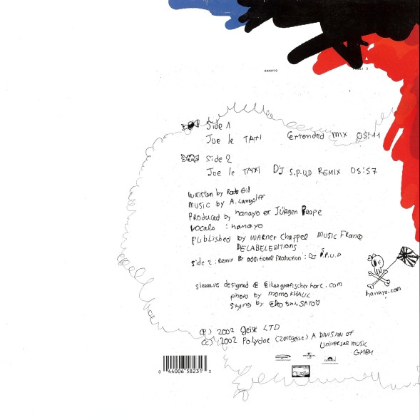 Hanayo - Joe Le Taxi | Zeitgeist (065 823-1) - 2