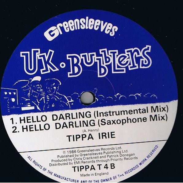 Tippa Irie - Hello Darling | UK Bubblers (TIPPA T4) - 4