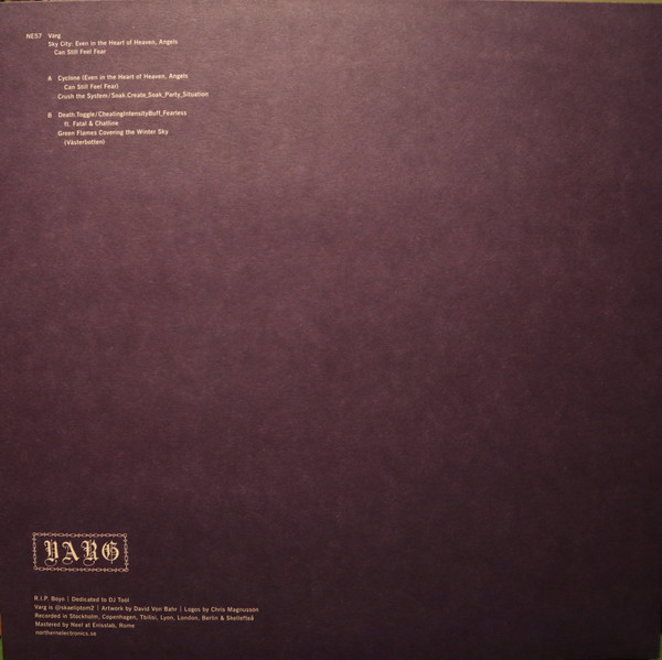 Varg - Sky City: Even In The Heart Of Heaven Angels Can Still Feel Fear | Northern Electronics (NE57)