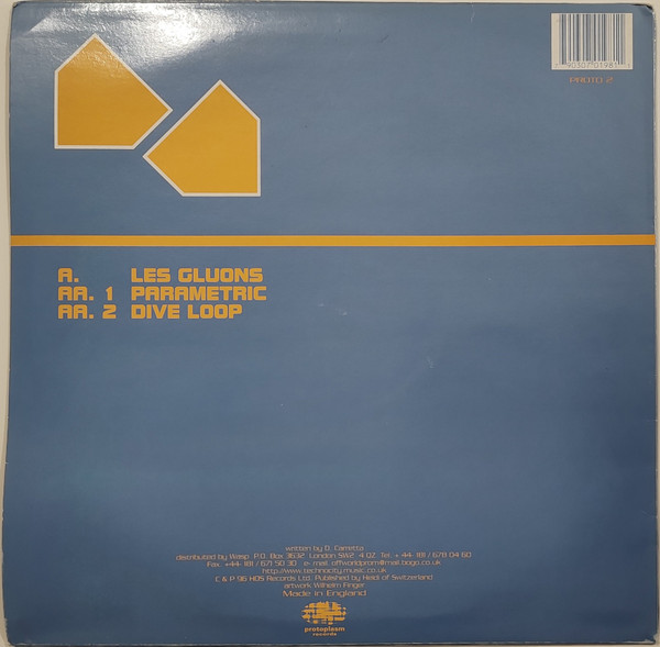 Gluon Quarks - Untitled | Protoplasm Records (PROTO 2) - 2