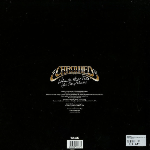 Chromeo  &  Solange Knowles - When The Night Falls | Turbo (Turbo 107)