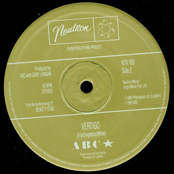 ABC - That  Was Then But This Is Now | Neutron Records (NTX 105) - 4