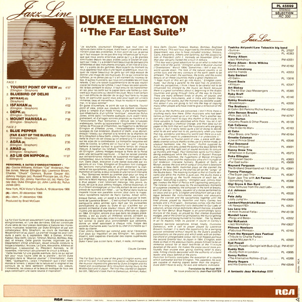 Duke Ellington - The Far East Suite | RCA (PL 45699) - 2