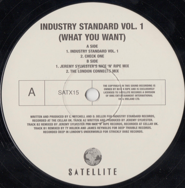 Industry Standard - Industry Standard Vol.1 (What You Want) | Satellite (SATX15) - 2