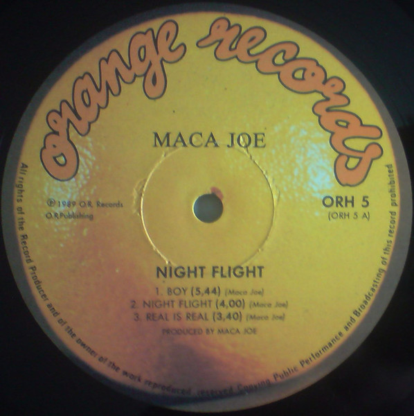 Maca Joe - Night Flight | Orange Records (ORH005) - 3 Maca Joe - Night Flight | Orange Records (ORH005) - 3