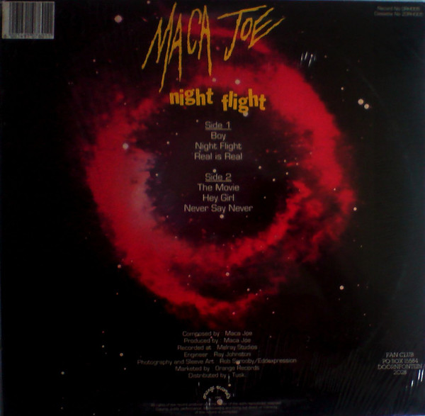 Maca Joe - Night Flight | Orange Records (ORH005) - 2 Maca Joe - Night Flight | Orange Records (ORH005) - 2