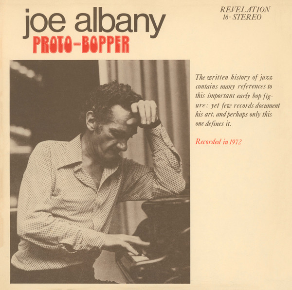 Joe Albany - Proto-Bopper | Revelation Records (REVELATION 16) - main Joe Albany - Proto-Bopper | Revelation Records (REVELATION 16) - main