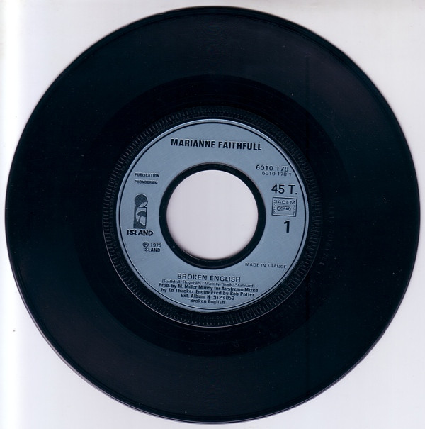 Marianne Faithfull - Broken English | Island Records (6010 178) - 3