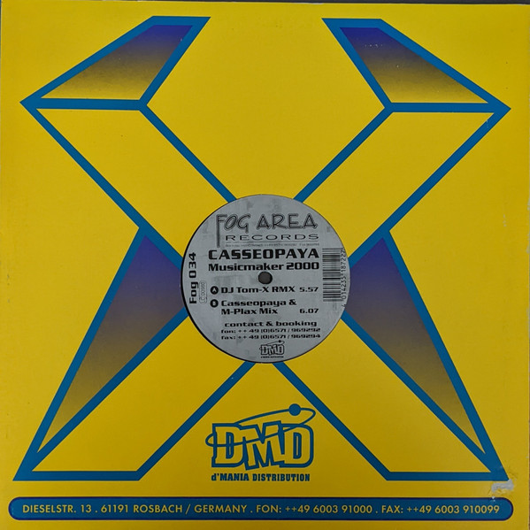 Casseopaya - Musicmaker 2000 | Fog Area Records (FOG 034) - 2