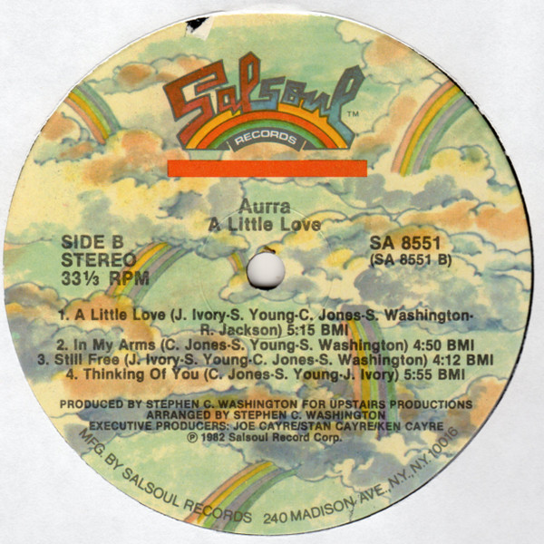 Aurra - A Little Love | Salsoul Records (SA 8551) - 4