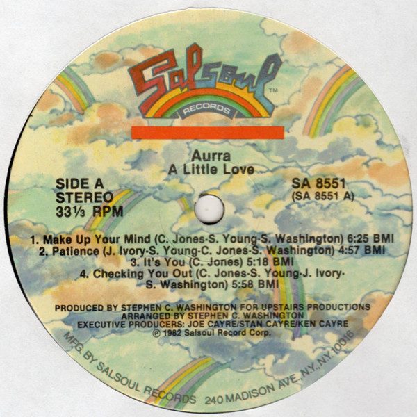 Aurra - A Little Love | Salsoul Records (SA 8551) - 3