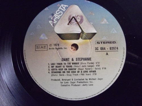 Roger St. Kenerly & Stephanie Spruill - Saint & Stephanie | Arista (3C 064 - 62974) - 2