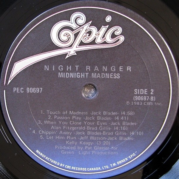 Night Ranger - Midnight Madness | Epic (PEC 90697) - 4