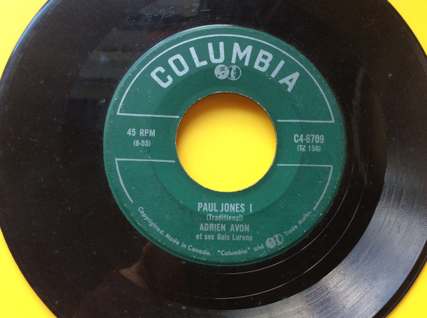 Adrien Avon - Paul Jones I | Columbia (C4-6709) - main