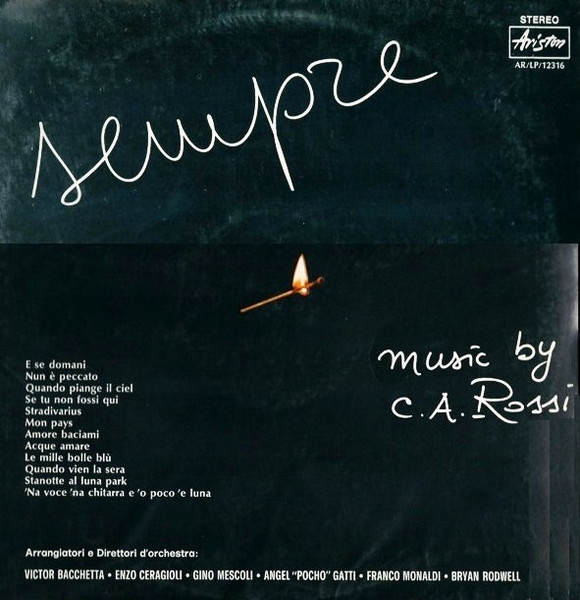 Carlo Alberto Rossi - Sempre | Ariston (AR/LP/12316)
