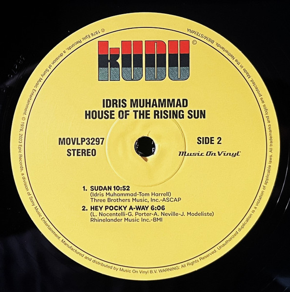 Idris Muhammad - House Of The Rising Sun | Music On Vinyl (MOVLP3297) - 4 Idris Muhammad - House Of The Rising Sun | Music On Vinyl (MOVLP3297) - 4