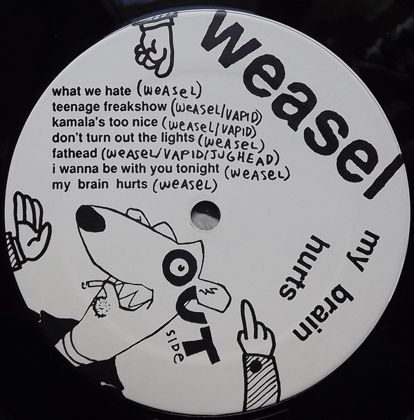 Screeching Weasel - My Brain Hurts | Lookout! Records (LOOKOUT # 50) - 4