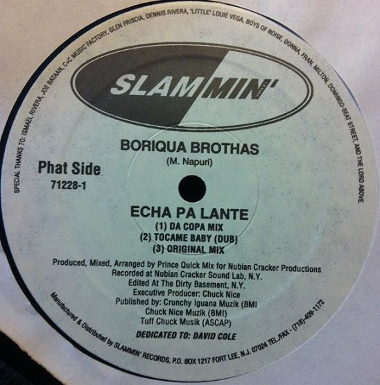 Boriqua Brothas - Echa Pa Lante | Slammin' Records (71228-1) - main Boriqua Brothas - Echa Pa Lante | Slammin' Records (71228-1) - main