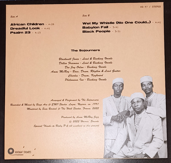 The Sojourners - Black People | The Sojourners Records (none) - 2